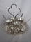Outstanding 1900s Egg Cruet Set by James Dixon & Sons England for Arthur Sa