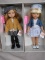 Four MIB Paola Reina 33cm dolls. All original tagged outfits, mint dolls wi