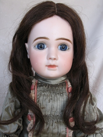 French Jules Steiner 'A Series' Bebe pressed bisque 18" (46cm) early 1890s.