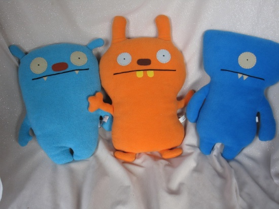 Soft Toys:- include three Ugly Dolls, Big Toe/Wedgehead/Cozymonster. Two Je