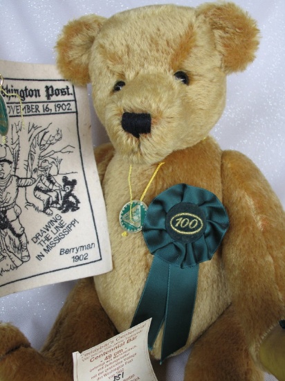 Mohair Hermann-Spielwaren 'Centennial Bear' 19" (48cm) LE 851. Fully jointe