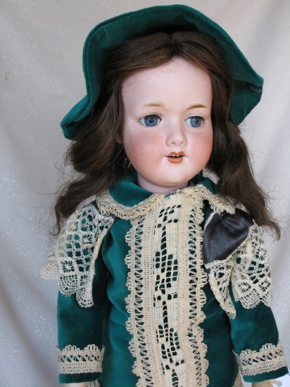 German Armand Marseille 390 'Walker' bisque 22.5 (57cm) bisque. Open mouth