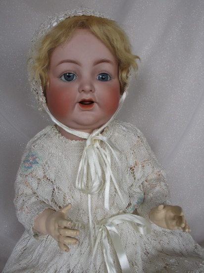 Lifesize Kammer & Reinhardt 126 'My Darling' baby 1920s bisque 23" (58cm).