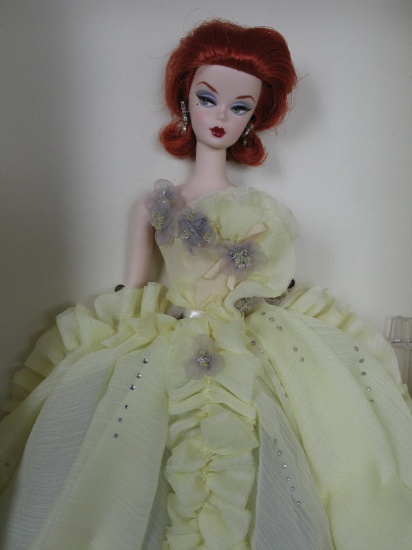 NRFB Mattel Silkstone Barbie 'Gala Gown' 2012 FM gold label. LE Barbie in a