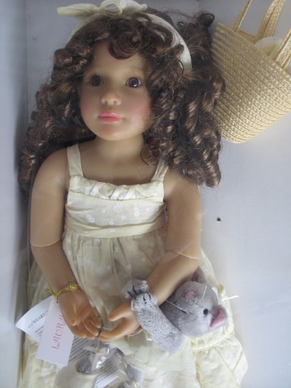 Boxed Sonja Hartmann "Kidz N Cats" Laura 46cm fully articulated 9 jointed g