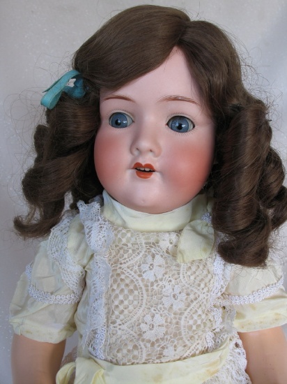 Bisque Armand Marseille 390 "Toddler" 20" (51cm). Blue glass sleep eyes, an