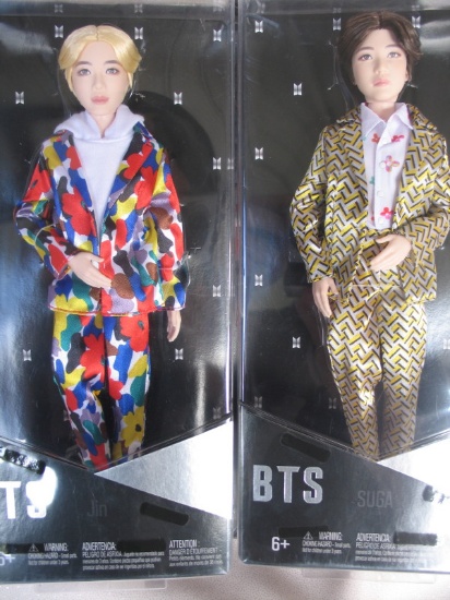 NRFB set Mattel "BTS" Bangtan boys band. K-Pop fashion action figures 29cm.