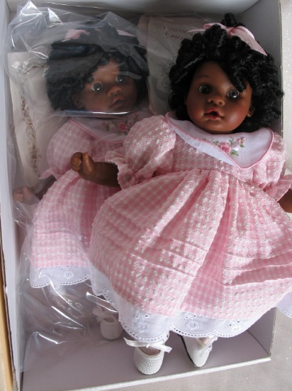Two Pauline Bjonness-Jacobsen "Candie" 26cm LE babies. One is MIB both limi