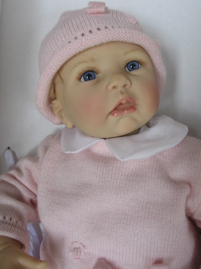 Boxed 2007 Gotz Hildegard Gunzel 'Baby Rosa' LE259/1000 realistic silicone