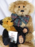 Two Artist Bears. Paw Quette tan mohair 46cm LE 'Humphrey' signed by Marie