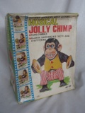 Boxed Daishin 1960s Musical Jolly Chimp. All original B/O, green paper hang