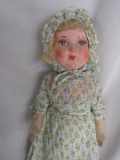 Three vintage weary dolls:- German 1920s shoulder head Papier Mache child 4