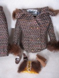 Two Mattel Barbie 1965 Outfits. Saturday Matinee #1615, turban hat, sheath