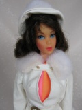 Mattel Barbie TNT 1969 #1160. Brunette flip hair, pin curl, knees click OK.