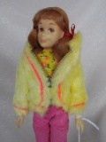 Mattel Skooter Barbie 1965. Titian original hair set with red original ribb