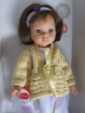 Two boxed Paola Reina 33cm dolls wearing tagged original outfits and hang t