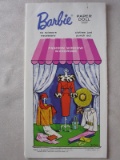 Eight uncut Whitman Barbie Paper Dolls 1965-90s.Include punch-out 1965 Fash