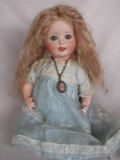 Three flawed Antique bisque dolls:- Armand Marseille 3200 child 43cm should