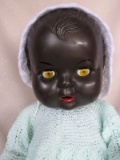 HTF Dark Brown 1960s Evergreen baby 24