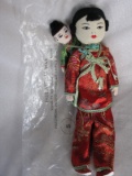 Eight 1960s dolls:- Ada Lum 31cm all original mother and child in original