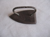 Mexican forged 1850s Amozoc Sad Iron 'Recuerdo' 2.5