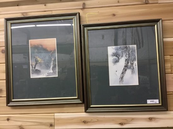 Two Nicely Framed Asian Prints