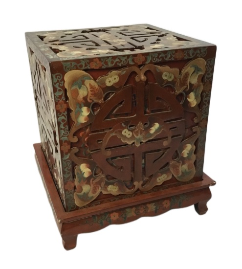Decorative Asian storage box