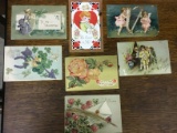 Vintage Lot of Valentines Post Cards