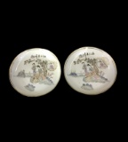 Pair of Antique Chinese Porcelain Plates