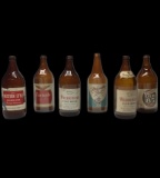 Lot of Six Vintage Beer Bottles