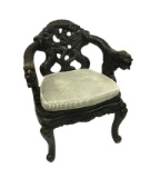 Chinese Carved Blackwood chair