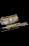 Vintage Leather Medical Bag with Misc. Medical equipment