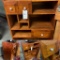 Cherry Wood Cabinet with Cubbyholes for Display or storage