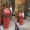Vintage red fire extinguisher the general Detroit Corp.