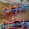 Vintage Budweiser guitar neon sign