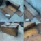 Antique Primitive Hand Made Collapsible Wooden Box