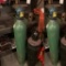 Two welding tanks,with three caps