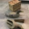 Small Wooden Egg Crate with Duck Decoy