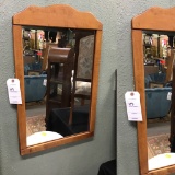 Vintage Mirror With Wooden Frame