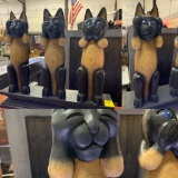 Wooden Cats, See No Evil, Hear No Evil, Speak No Evil