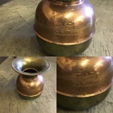 Vintage copper and brass spittoon