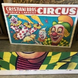CRISTIANI BROS Antique U.S.A Circus Poster