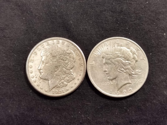 2 U.S SILVER DOLLARS