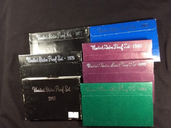 7 U.S PROOF SETS