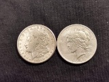 2 U.S SILVER DOLLARS