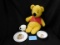 Vintage 1960s Winnie The Pooh Plush and Pooh Cup and Saucer