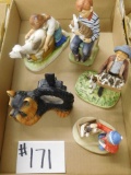 NORMAN ROCKWELL FIGURINES AND MORE BOX LOT