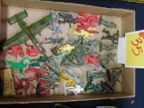COWBOYS, INDIANS, SOLDIERS AND ERTL U.S AIRFORCE PLANE
