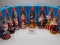 Eight European Style Glass Ornaments, Walt Disney Snow White and The Seven Dwarfs
