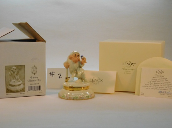 Disney Lenox Treasure Box Collection -Grumpy